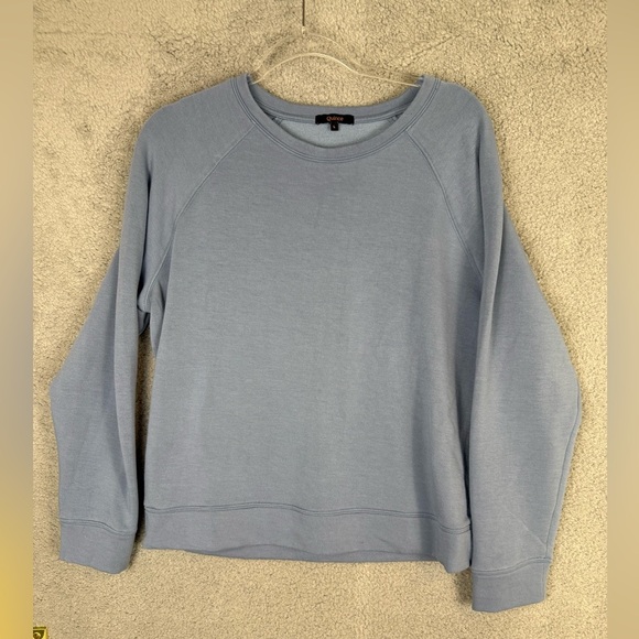 Quince Light Blue Crewneck modal sweatshirt L - Picture 1 of 7